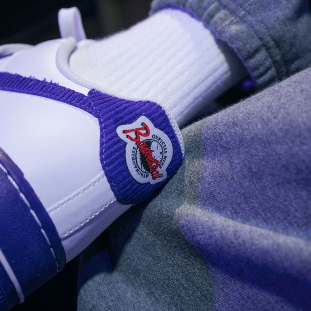 Giày Nike Air Force 1 ’07 LV8 EMB ‘White Court Purple’ DB0264-100 - Ảnh 6