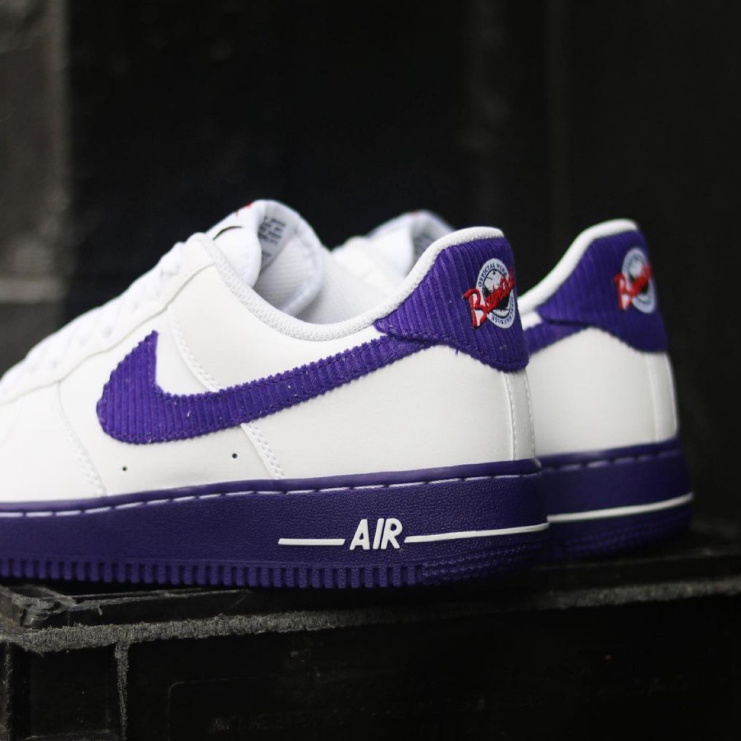 Giày Nike Air Force 1 ’07 LV8 EMB ‘White Court Purple’ DB0264-100 - Ảnh 3