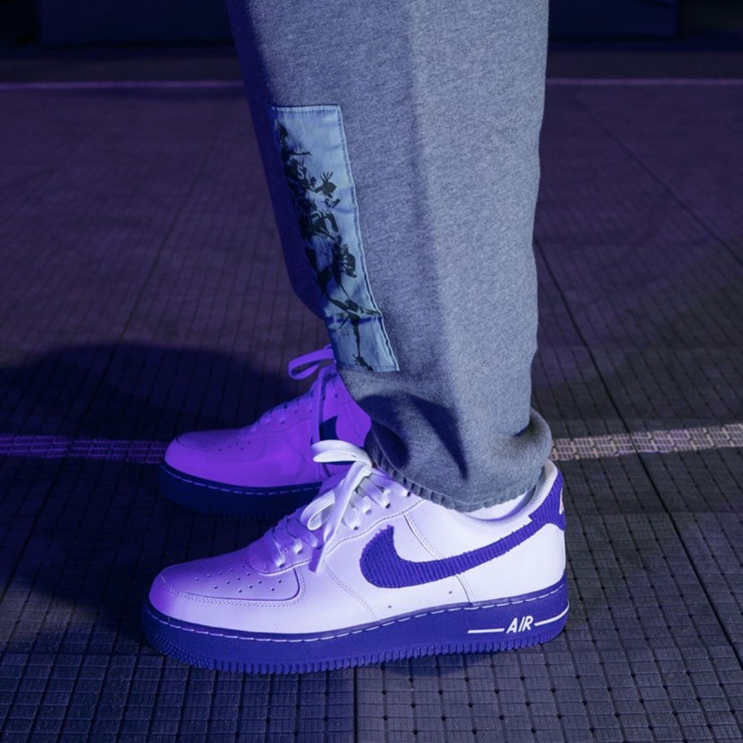 Giày Nike Air Force 1 ’07 LV8 EMB ‘White Court Purple’ DB0264-100 - Ảnh 7