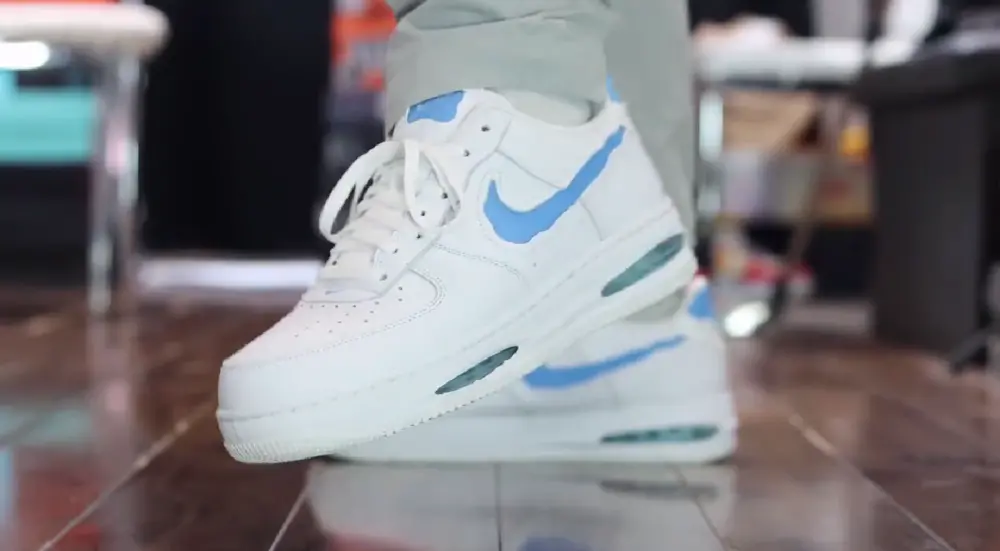 Alternative view of Giày Nike Air Force 1 Low Evo ‘White University Blue’ HF3630-101