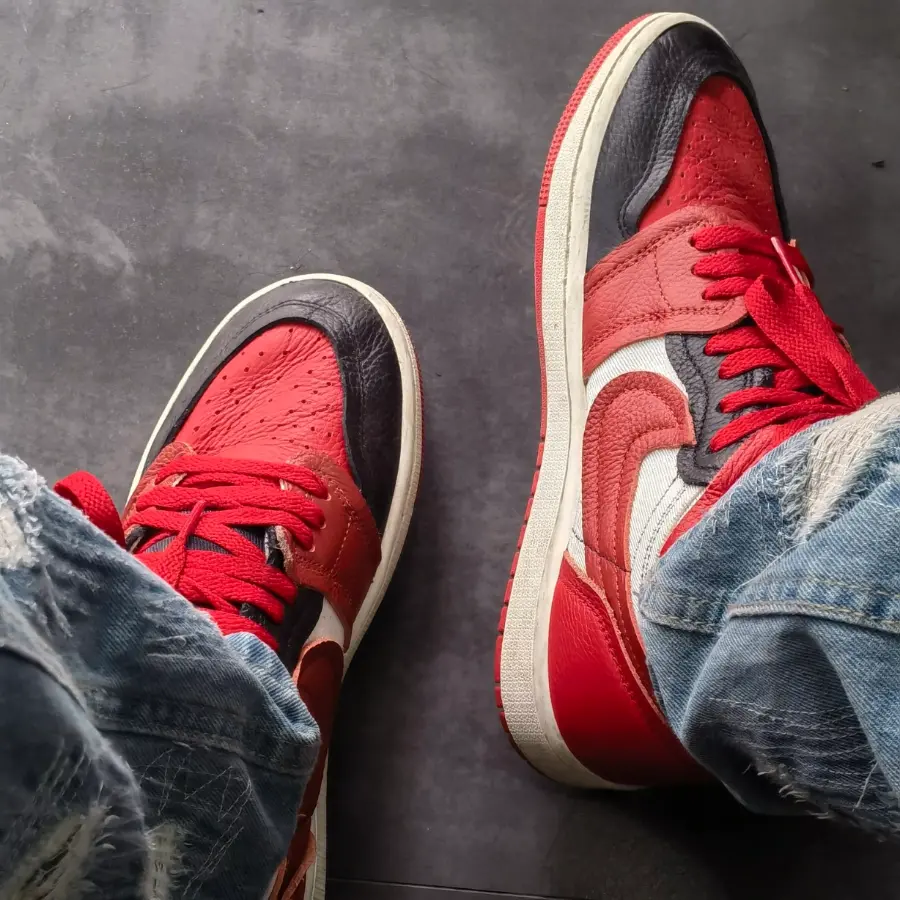 Giày Nike Air Jordan 1 High Method of Make ‘Red’ FB9891-600 - Ảnh 4