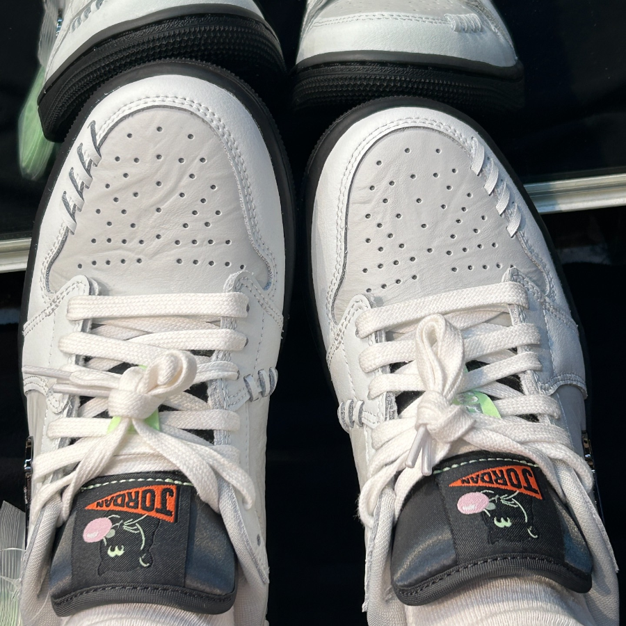 Giày Nike Air Jordan 1 MM Low ‘Phantom Dark Grey’ HM3689-001 - Ảnh 2