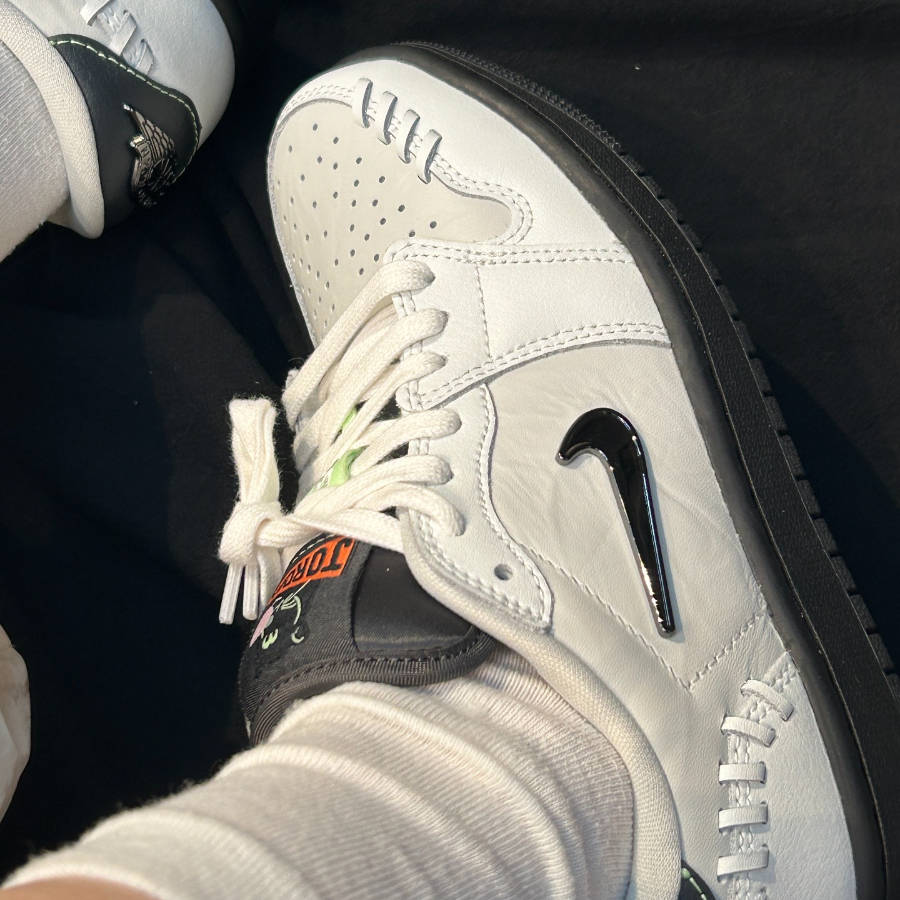 Giày Nike Air Jordan 1 MM Low ‘Phantom Dark Grey’ HM3689-001 - Ảnh 4