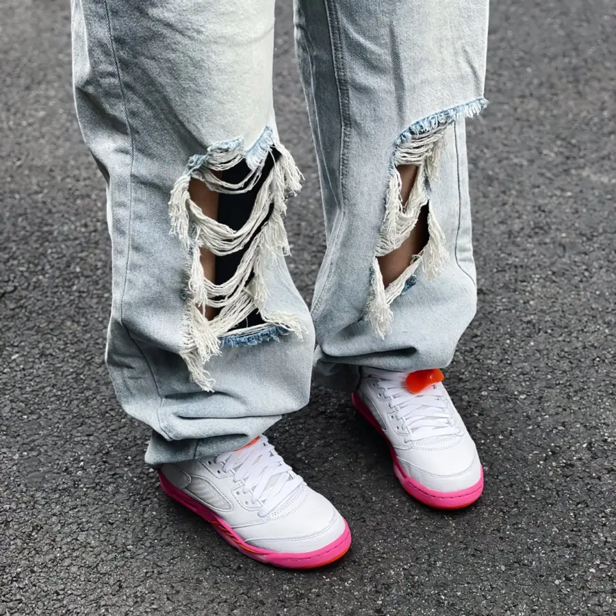 Alternative view of Giày Nike Air Jordan 5 Retro GS ‘Pinksicle’ 440892-168