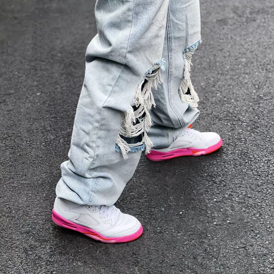 Giày Nike Air Jordan 5 Retro GS ‘Pinksicle’ 440892-168 - Ảnh 4