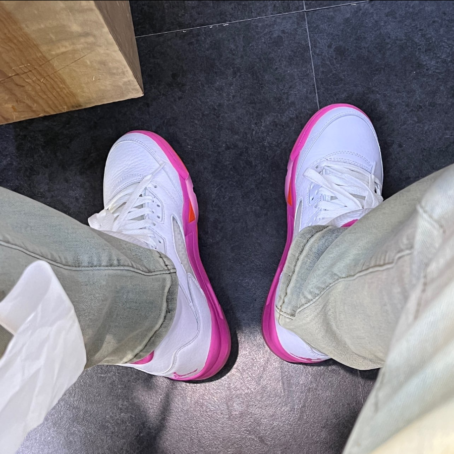 Giày Nike Air Jordan 5 Retro GS ‘Pinksicle’ 440892-168 - Ảnh 5