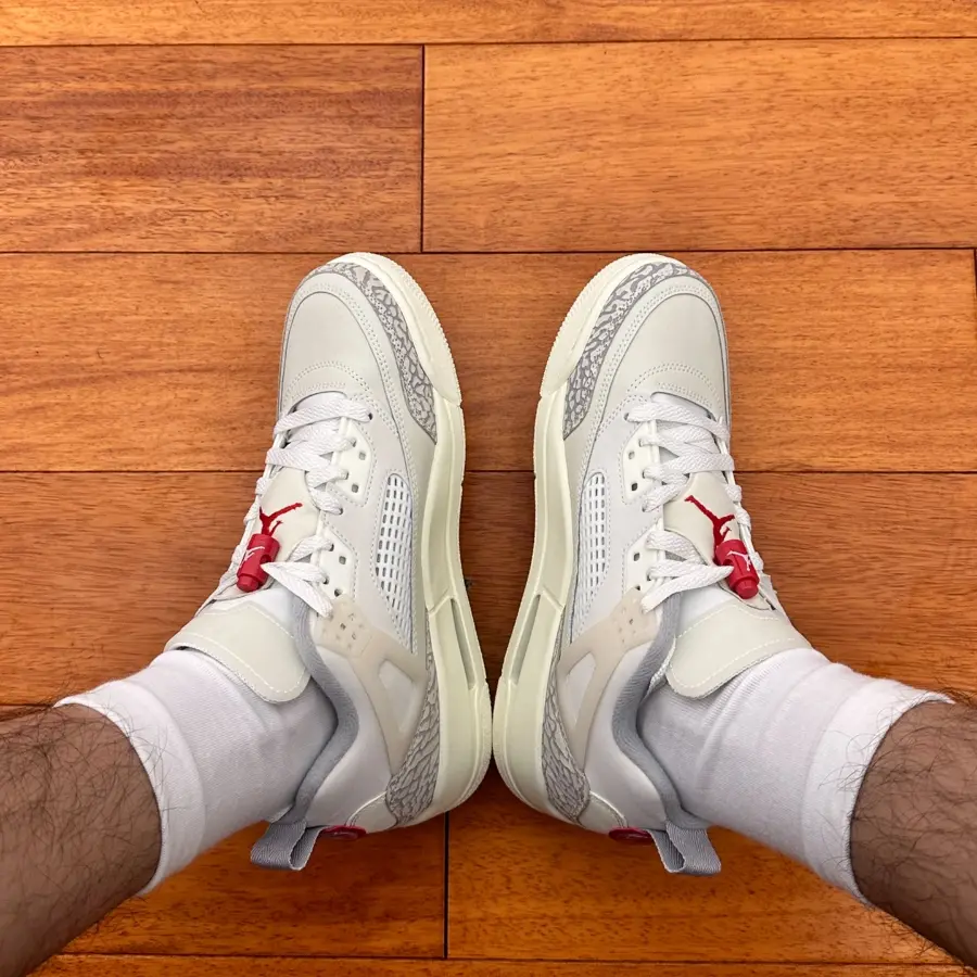 Giày Nike Air Jordan Spizike Low GS ‘Coconut Milk’ FQ3950-100 - Ảnh 3