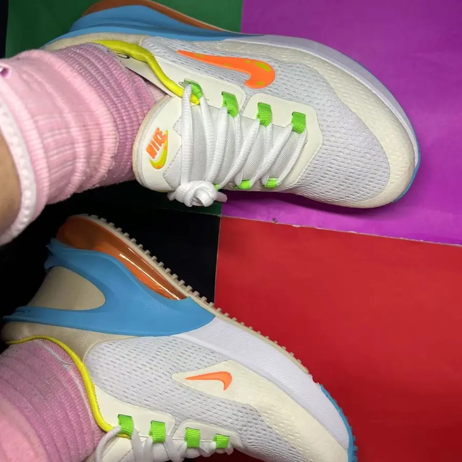 Giày Nike Air Max 270 GO ‘White Blue Orange’ FN9926‑181 - Ảnh 5