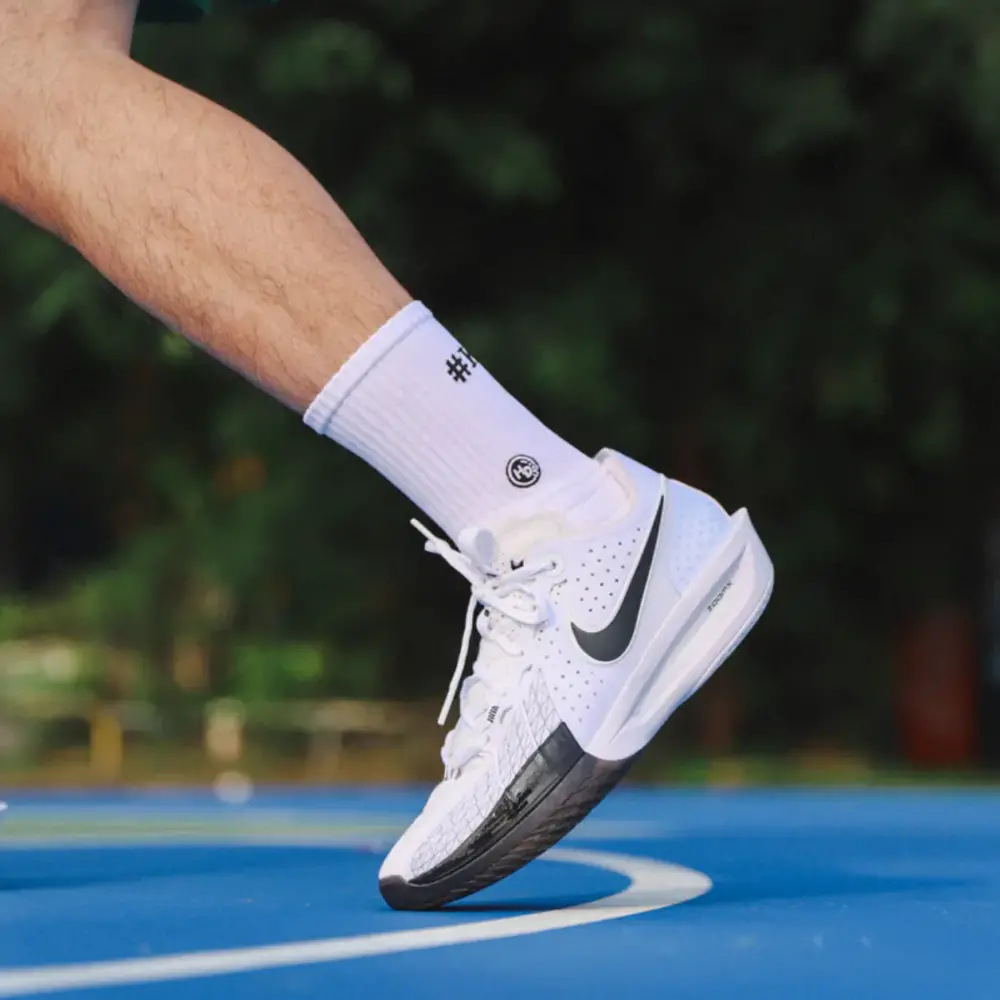 Giày Nike Air Zoom GT Cut 3 EP ‘White Black’ DV2918-102 - Ảnh 3