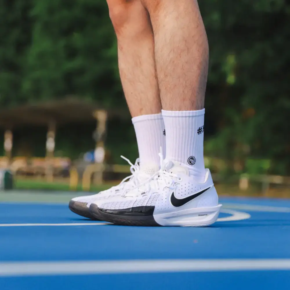 Giày Nike Air Zoom GT Cut 3 EP ‘White Black’ DV2918-102 - Ảnh 4