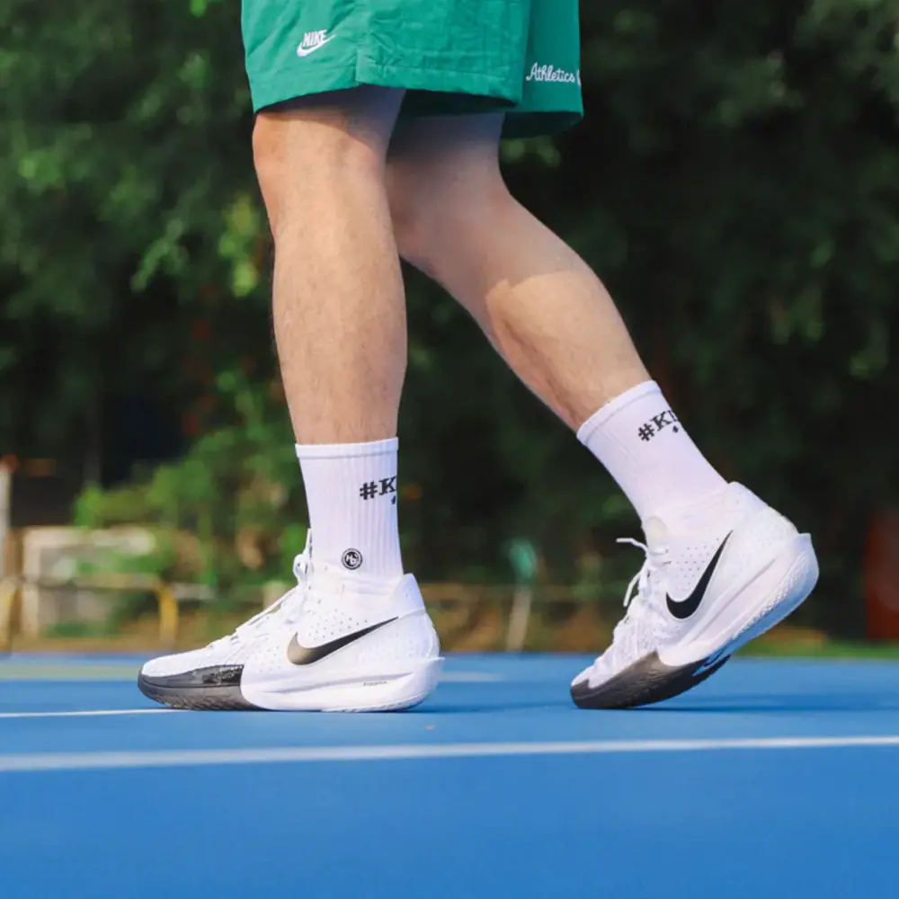 Giày Nike Air Zoom GT Cut 3 EP ‘White Black’ DV2918-102 - Ảnh 6