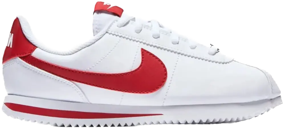 Giày Nike Cortez Basic SL GS ‘White Gym Red’ 904764-101