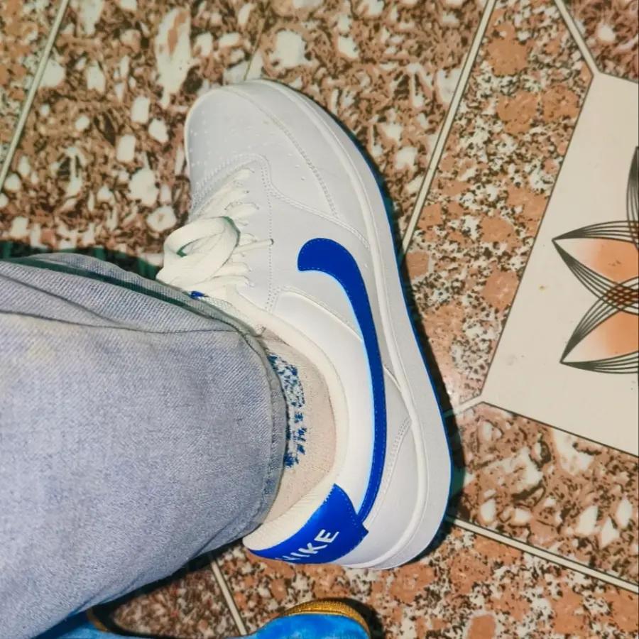 Giày Nike Court Vision Low ‘White Royal Blue’ FZ0624-100 - Ảnh 3