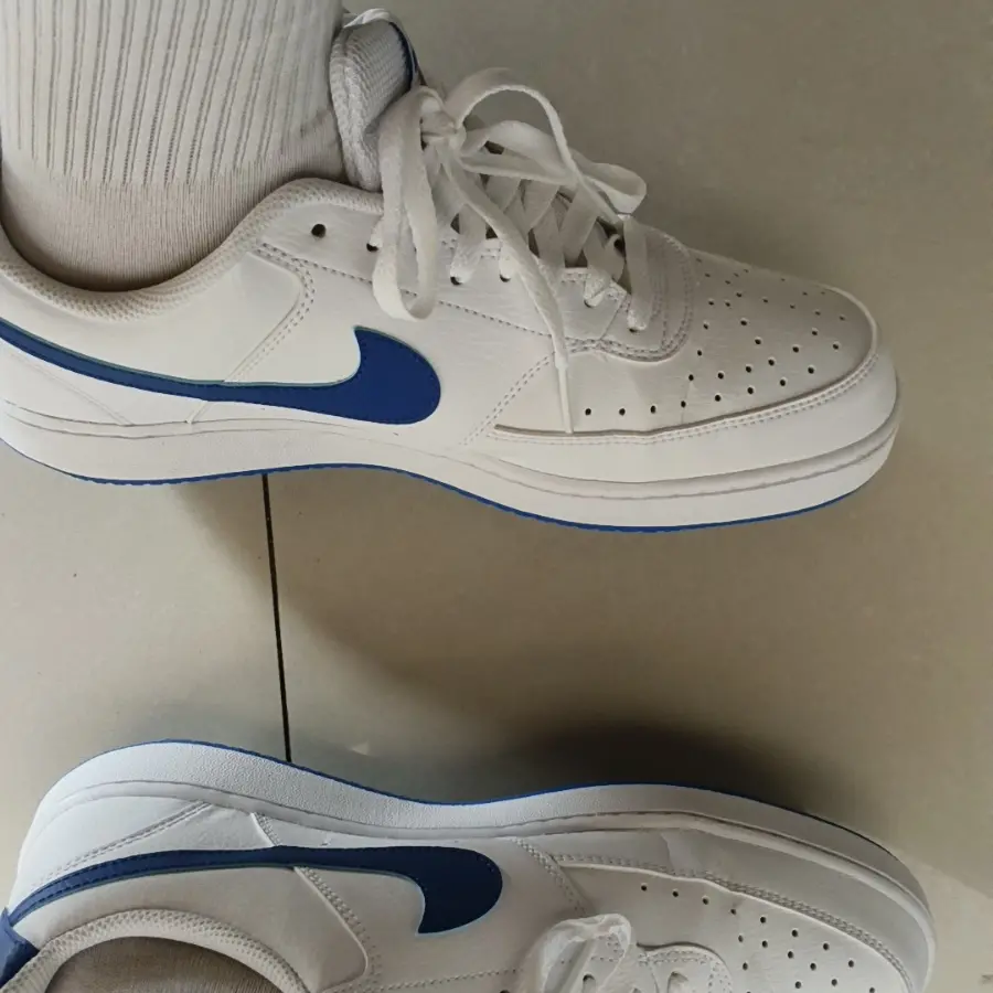 Giày Nike Court Vision Low ‘White Royal Blue’ FZ0624-100 - Ảnh 4