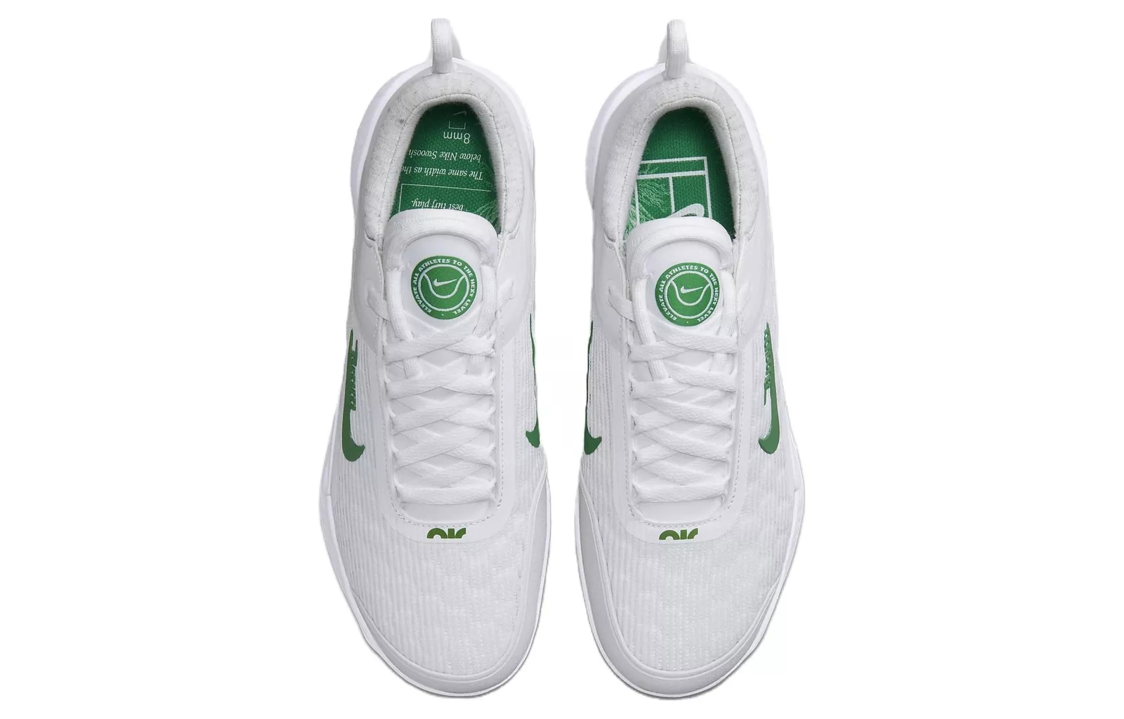 Giày Nike Court Zoom NXT HC Low ‘White Kelly’ DV3276-102 - Ảnh 3