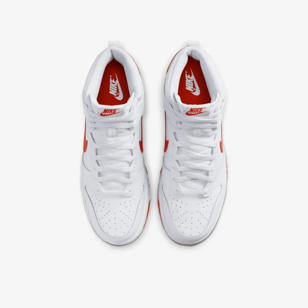 Giày Nike Dunk Hi Retro ‘White Picante Red’ DV0828-100 - Ảnh 5