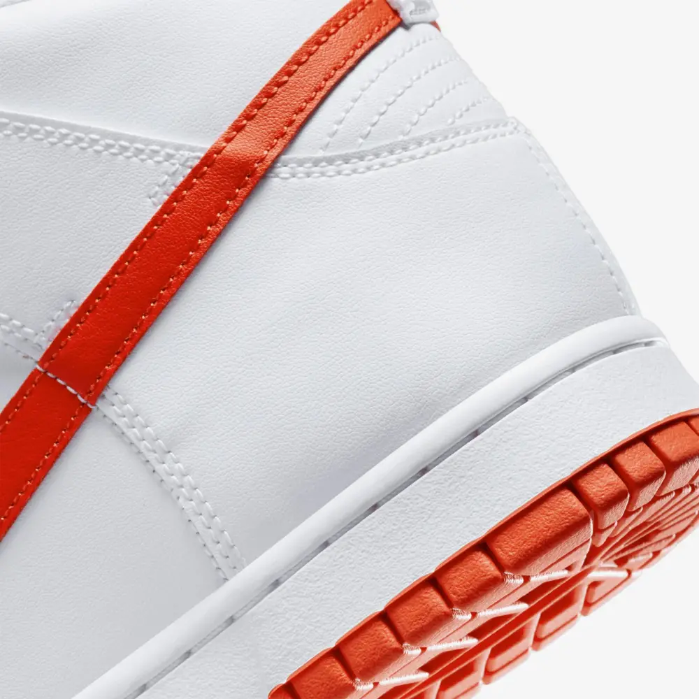 Giày Nike Dunk Hi Retro ‘White Picante Red’ DV0828-100 - Ảnh 3
