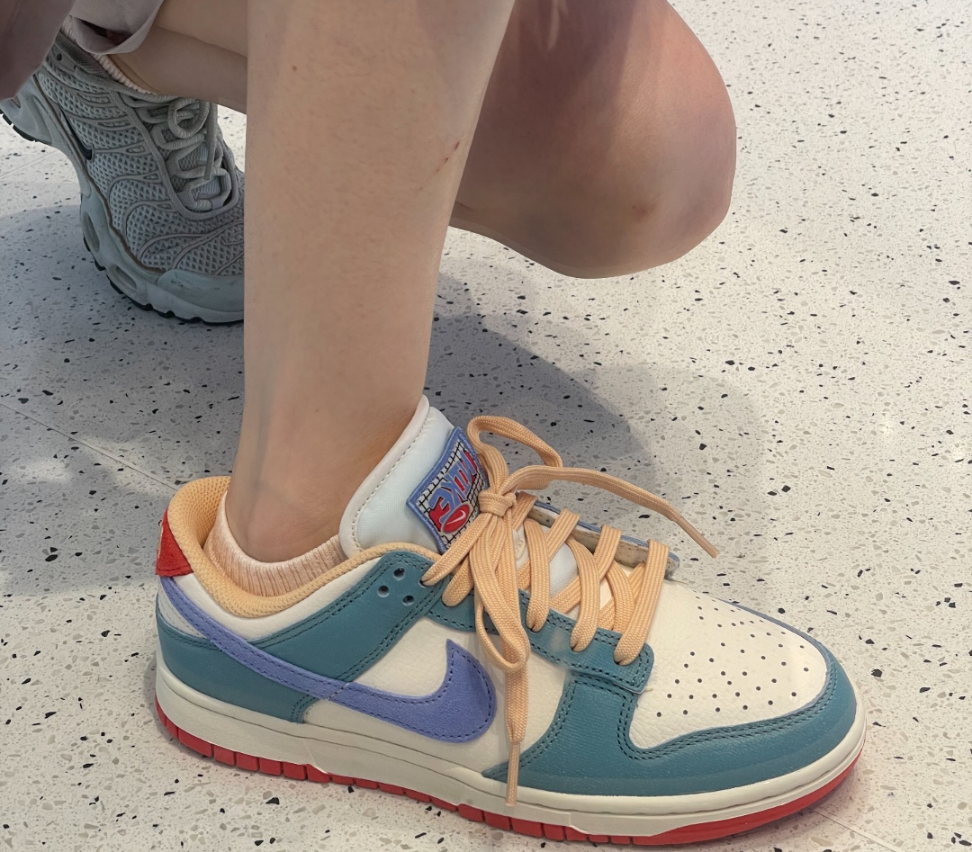 Giày Nike Dunk Low Premium ‘Denim Turquoise’ HJ9112-110 - Ảnh 3