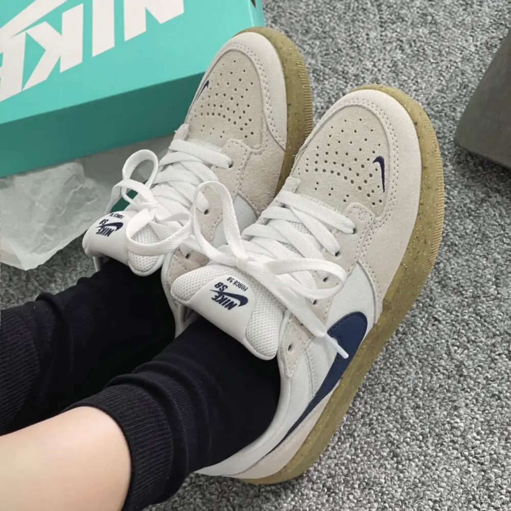 Giày Nike Force 58 SB ‘White Light Brown Gum’ CZ2959-100 - Ảnh 6
