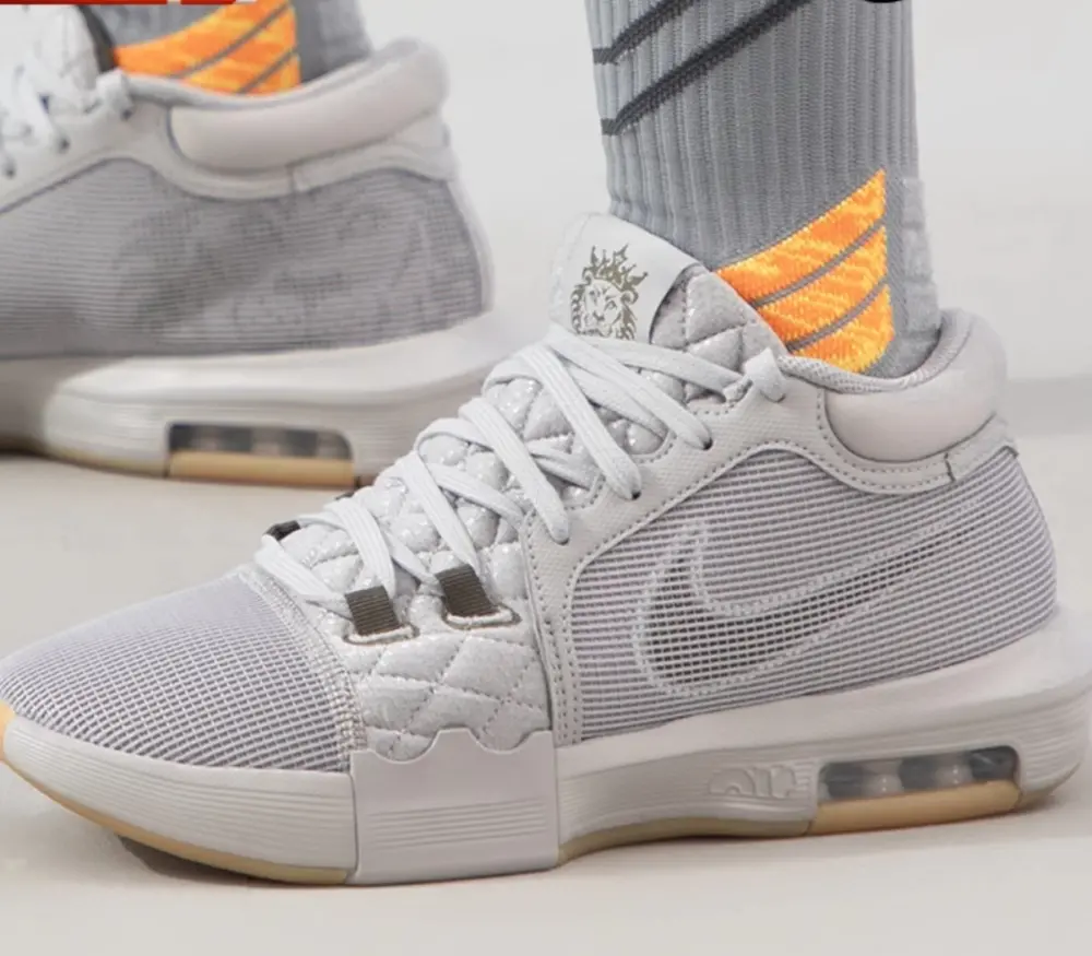 Giày Nike LeBron Witness 8 EP ‘Light Iron Ore’ FB2237-003 - Ảnh 4