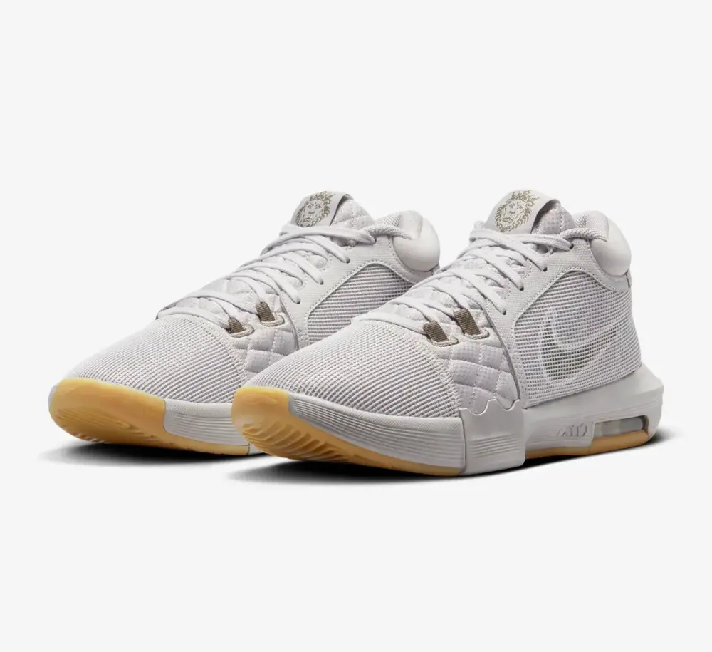 Giày Nike LeBron Witness 8 EP ‘Light Iron Ore’ FB2237-003 - Ảnh 7