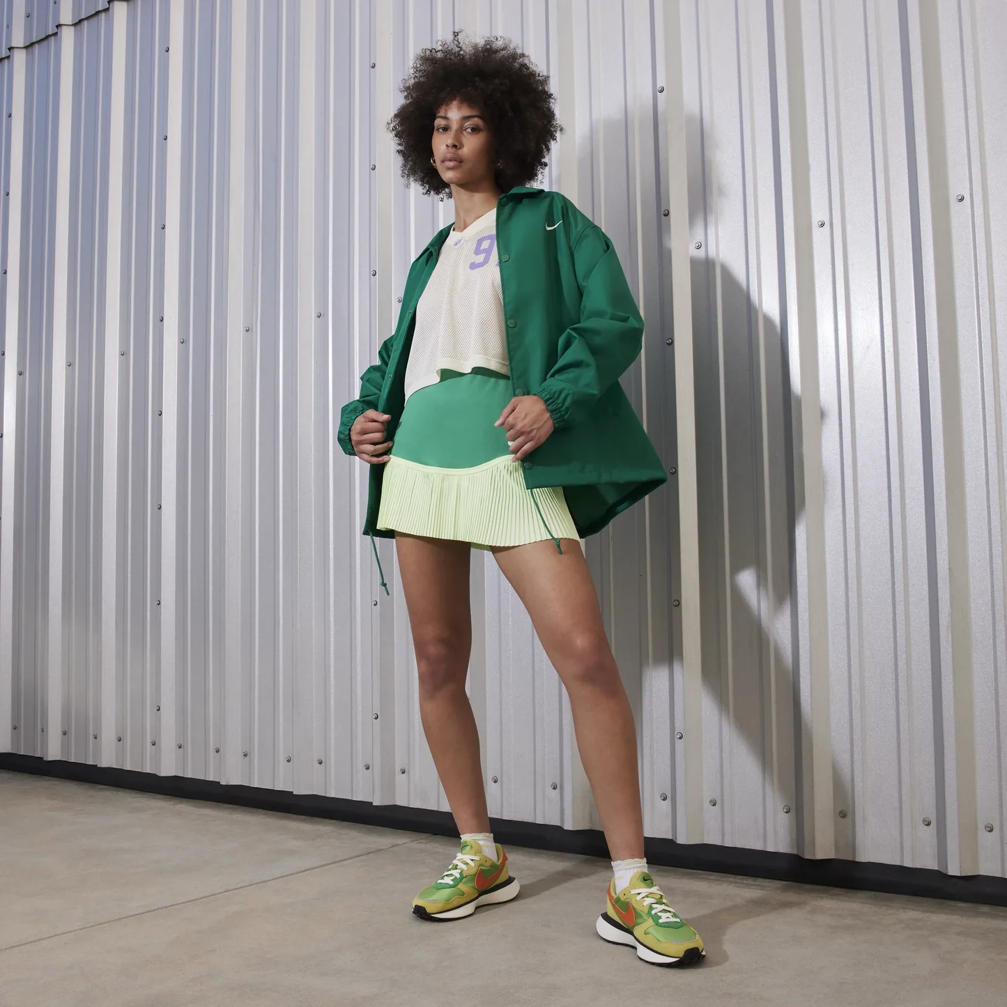 Giày Nike Phoenix Waffle ‘Chlorophyll Safety Orange’ FD2196-300 - Ảnh 2