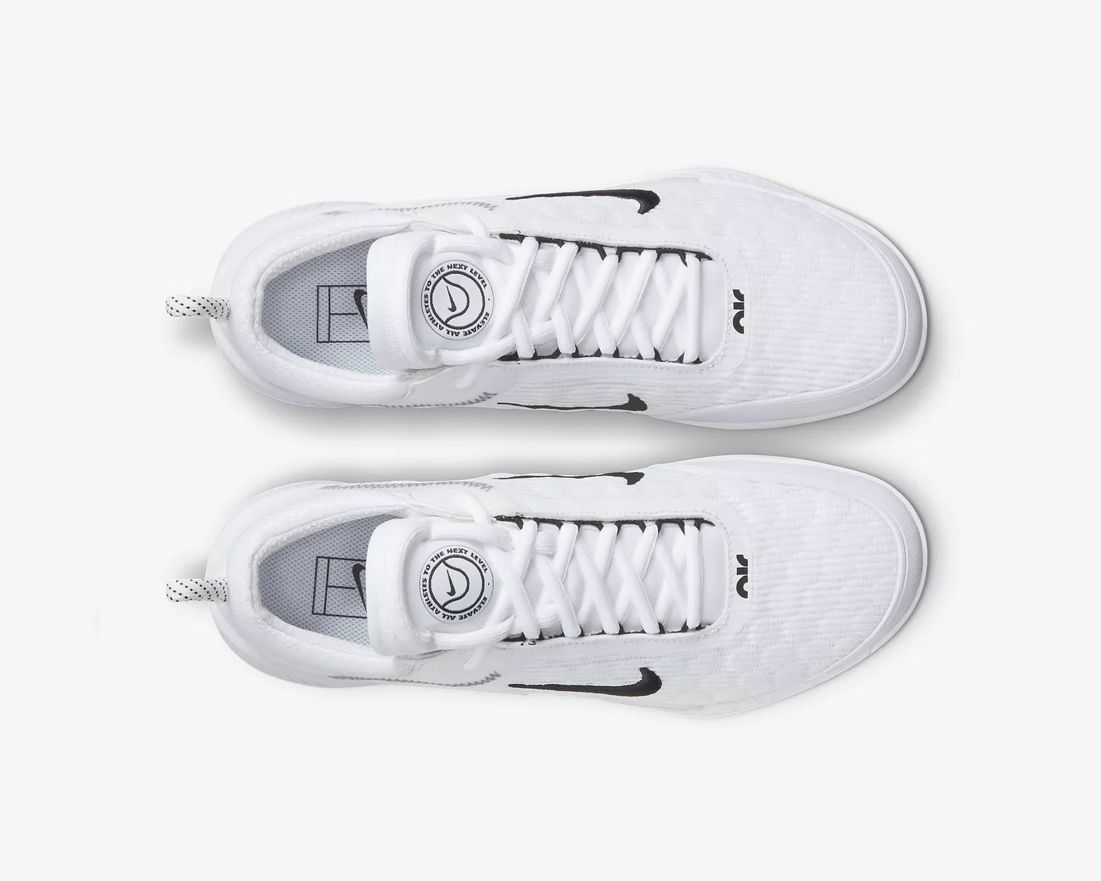 Giày Nike Zoom Court NXT HC ‘White Black’ DH0219-100 - Ảnh 6