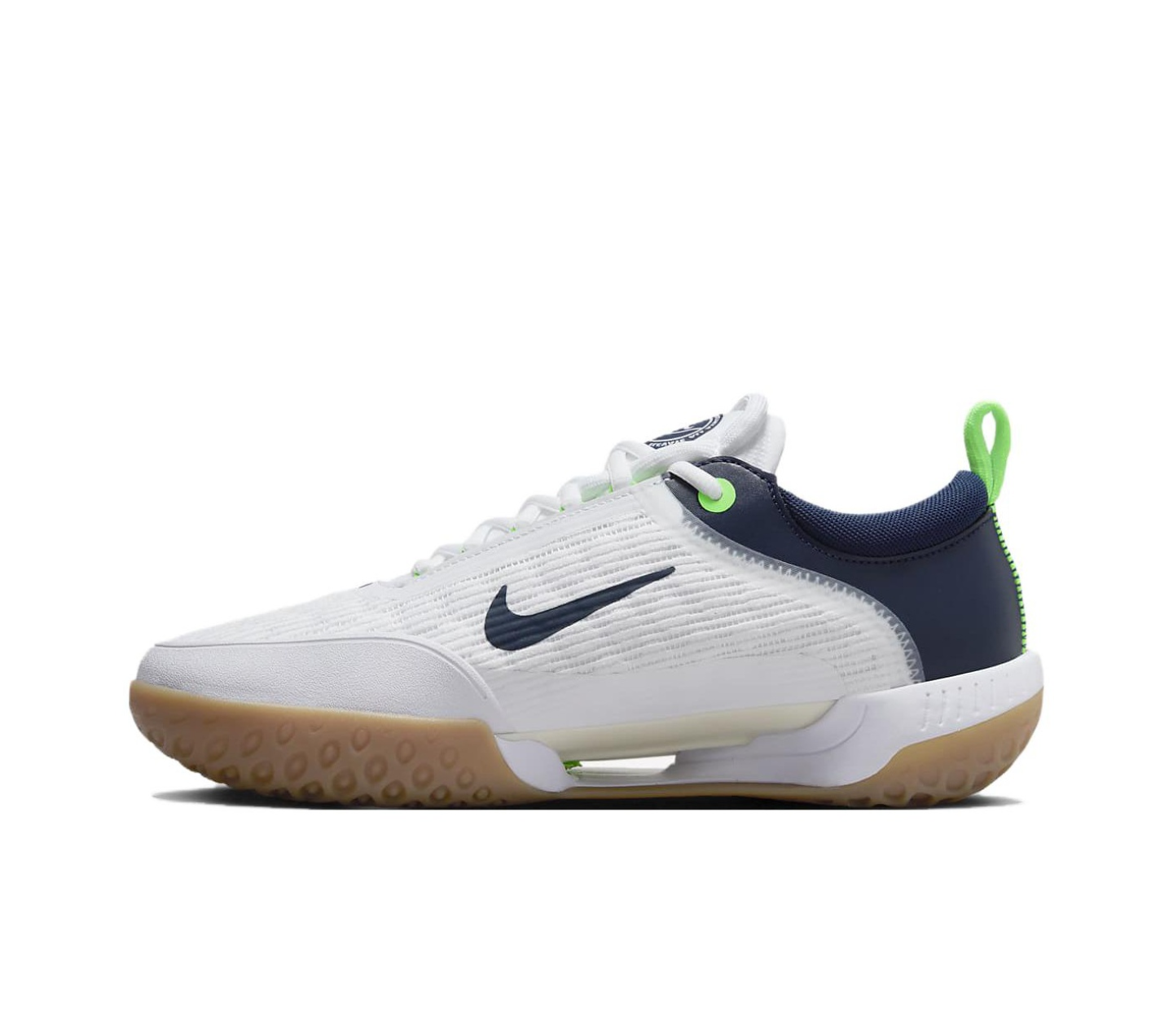 Giày Nike Zoom Court NXT HC ‘White Navy Green’ DV3276-103 - Ảnh 2