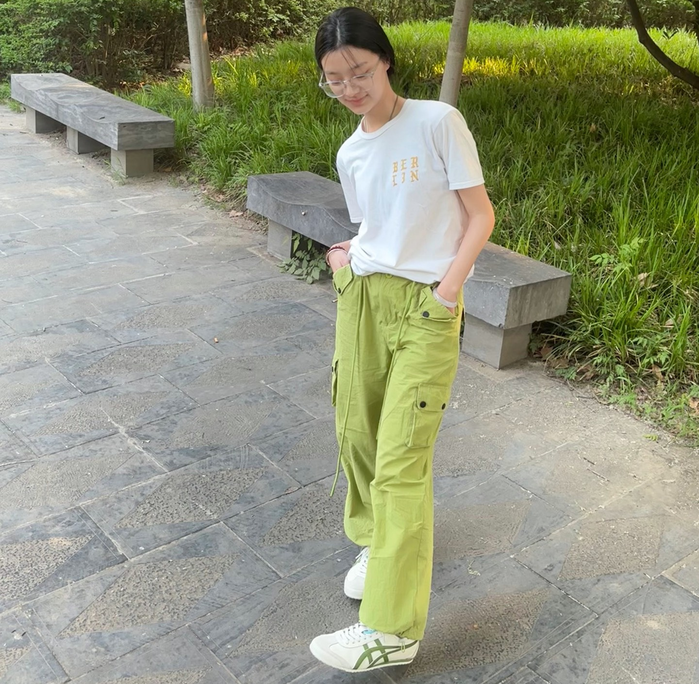 Giày Onitsuka Tiger Mexico 66 ‘Cream Green’ 1183B771-111 - Ảnh 6