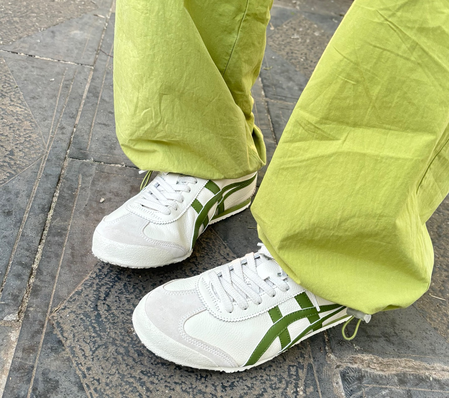 Giày Onitsuka Tiger Mexico 66 ‘Cream Green’ 1183B771-111 - Ảnh 3
