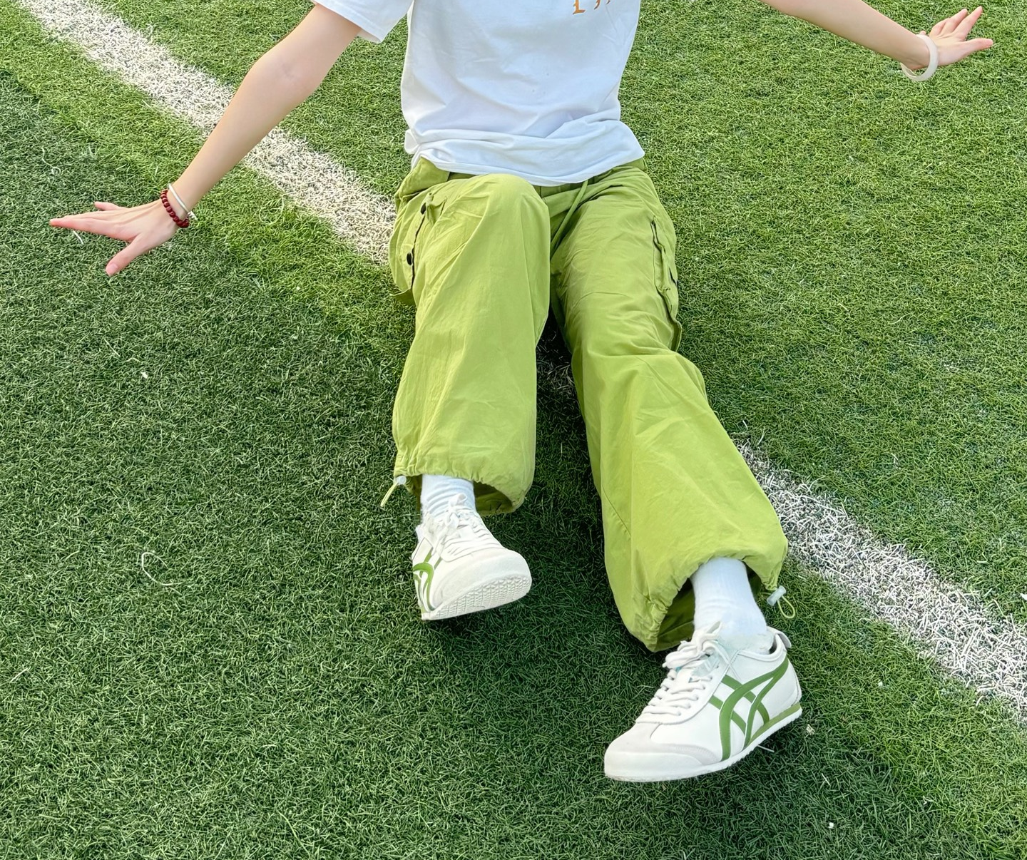 Giày Onitsuka Tiger Mexico 66 ‘Cream Green’ 1183B771-111 - Ảnh 2