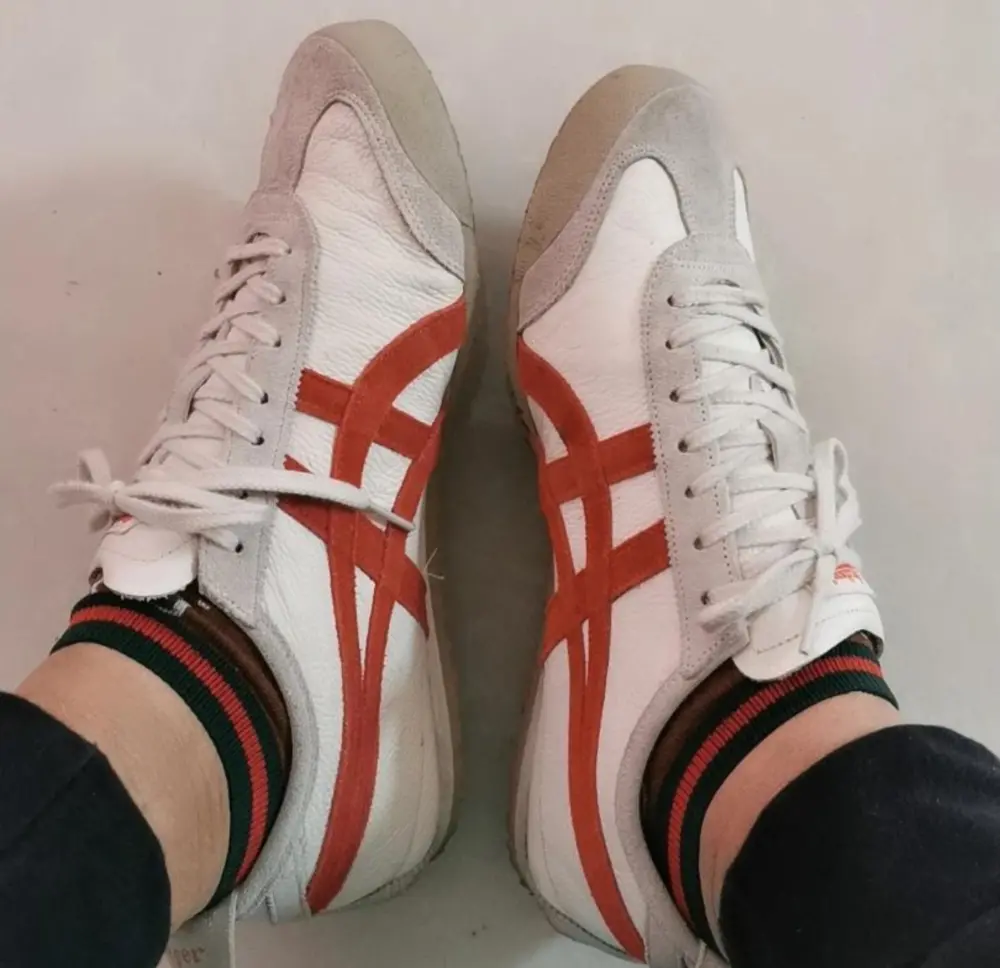 Giày Onitsuka Tiger Mexico 66 Vin ‘Beige Red’ 1183B391-101 - Ảnh 5
