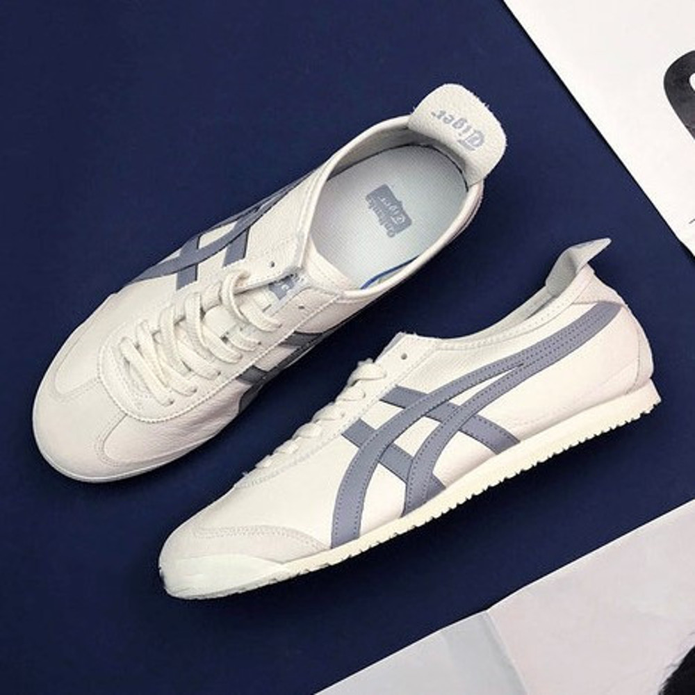 Giày Onitsuka Tiger Mexico 66 ‘White Light Grey’ 1183B771-201 - Ảnh 7