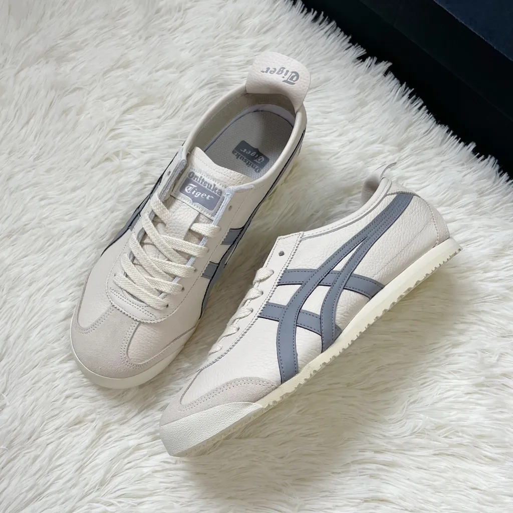 Giày Onitsuka Tiger Mexico 66 ‘White Light Grey’ 1183B771-201 - Ảnh 6
