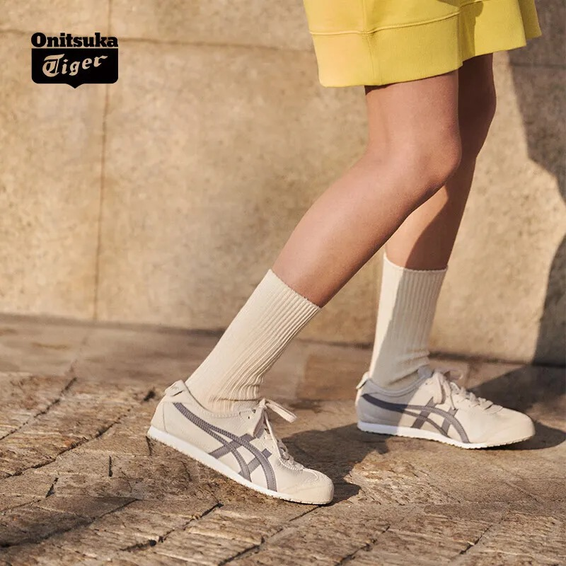 Giày Onitsuka Tiger Mexico 66 ‘White Light Grey’ 1183B771-201 - Ảnh 3