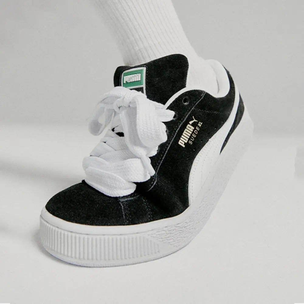 Giày Puma Suede XL 'Black White' 395205-02 - Ảnh 8