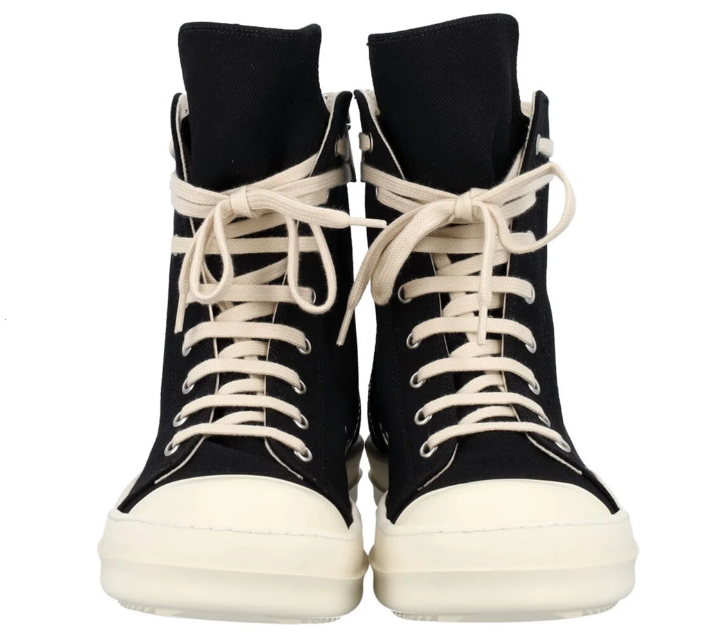 Giày Rick Owens DRKSHDW High ‘Black’ DU01B7800DMEH1-911 - Ảnh 2