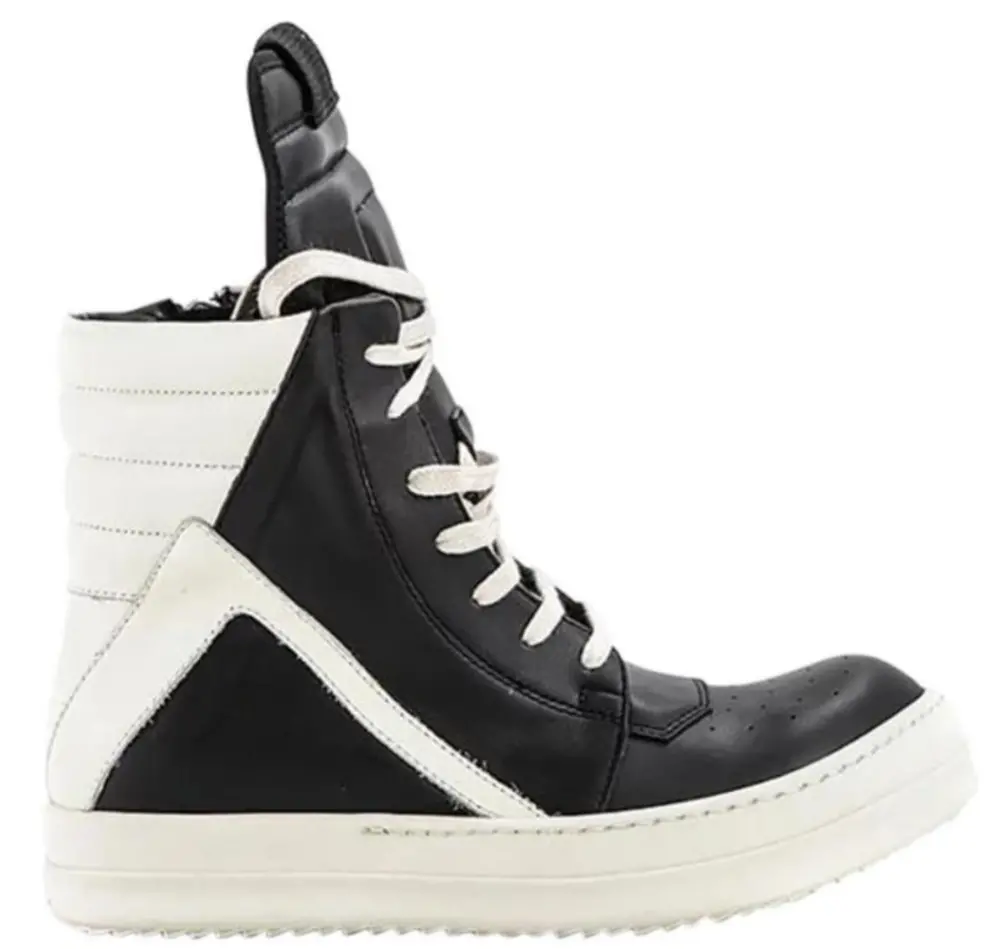 Giày Rick Owens Geobasket ‘Black White’ RU20F3894LPO-911
