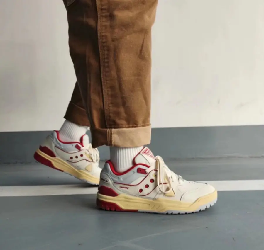 Giày Saucony Cross 90 ‘White Red’ S79035-17 - Ảnh 4
