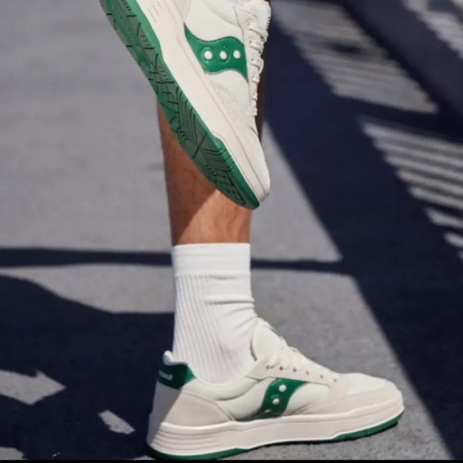 Giày Saucony Cross ‘White Black Gray’ S79046-1 - Ảnh 4