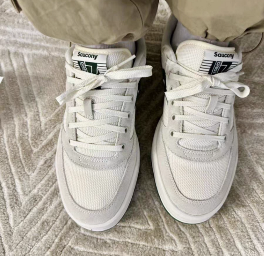 Giày Saucony Cross ‘White Black Gray’ S79046-1 - Ảnh 3