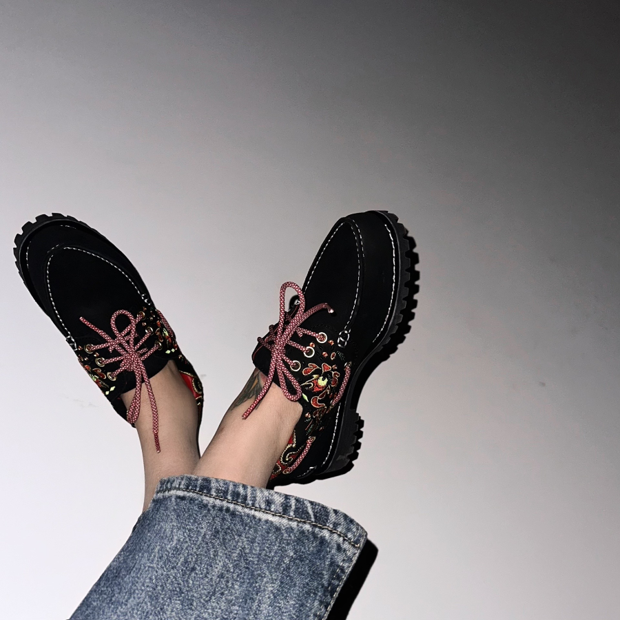 Giày Timberland 3-Holes Boot Shoes x Clot ‘Black’ A5Z6UW - Ảnh 2