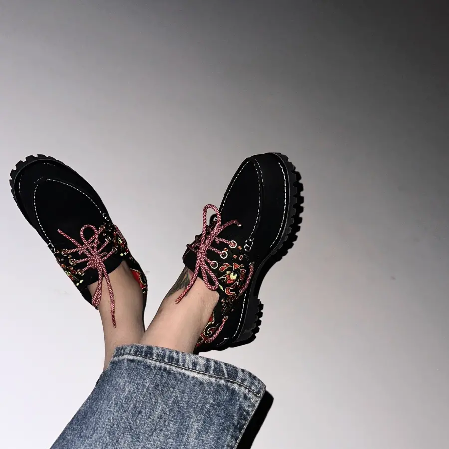 Alternative view of Giày Timberland 3-Holes Boot Shoes x Clot ‘Black’ A5Z6UW