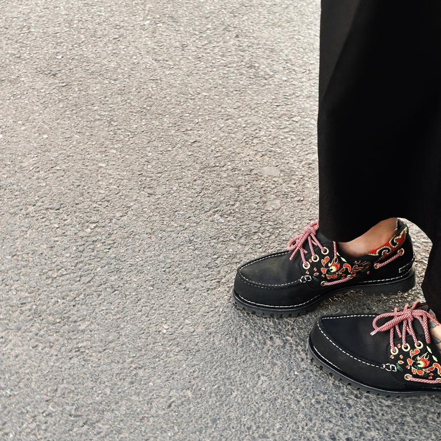 Giày Timberland 3-Holes Boot Shoes x Clot ‘Black’ A5Z6UW - Ảnh 3