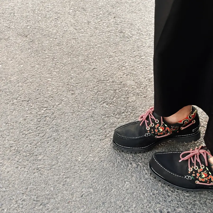 Giày Timberland 3-Holes Boot Shoes x Clot ‘Black’ A5Z6UW - Ảnh 3