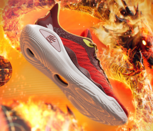 Alternative view of Giày Under Armour Curry 11 Bruce Lee ‘Fire’ 3026618-600