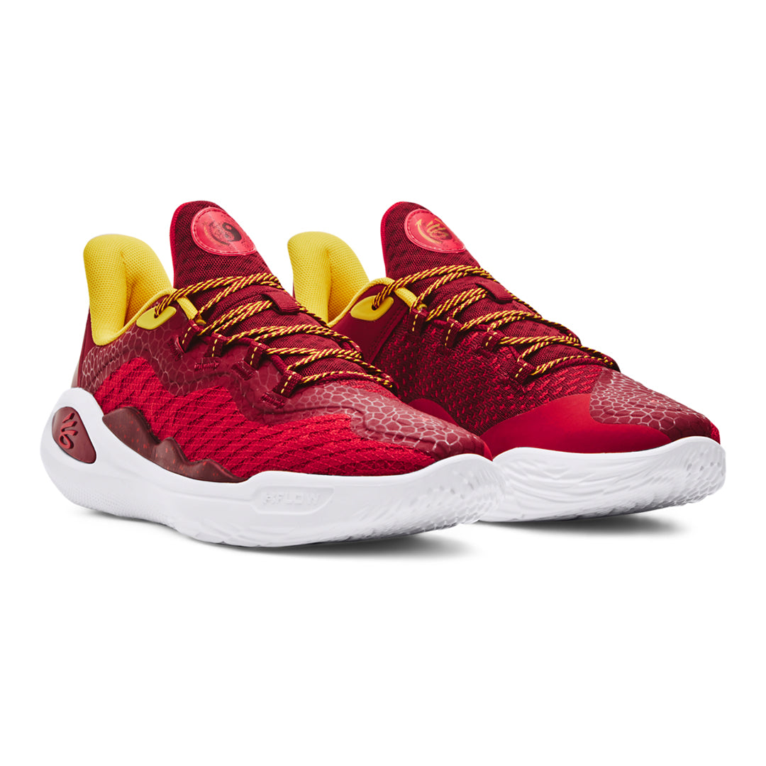 Giày Under Armour Curry 11 Bruce Lee ‘Fire’ 3026618-600 - Ảnh 4