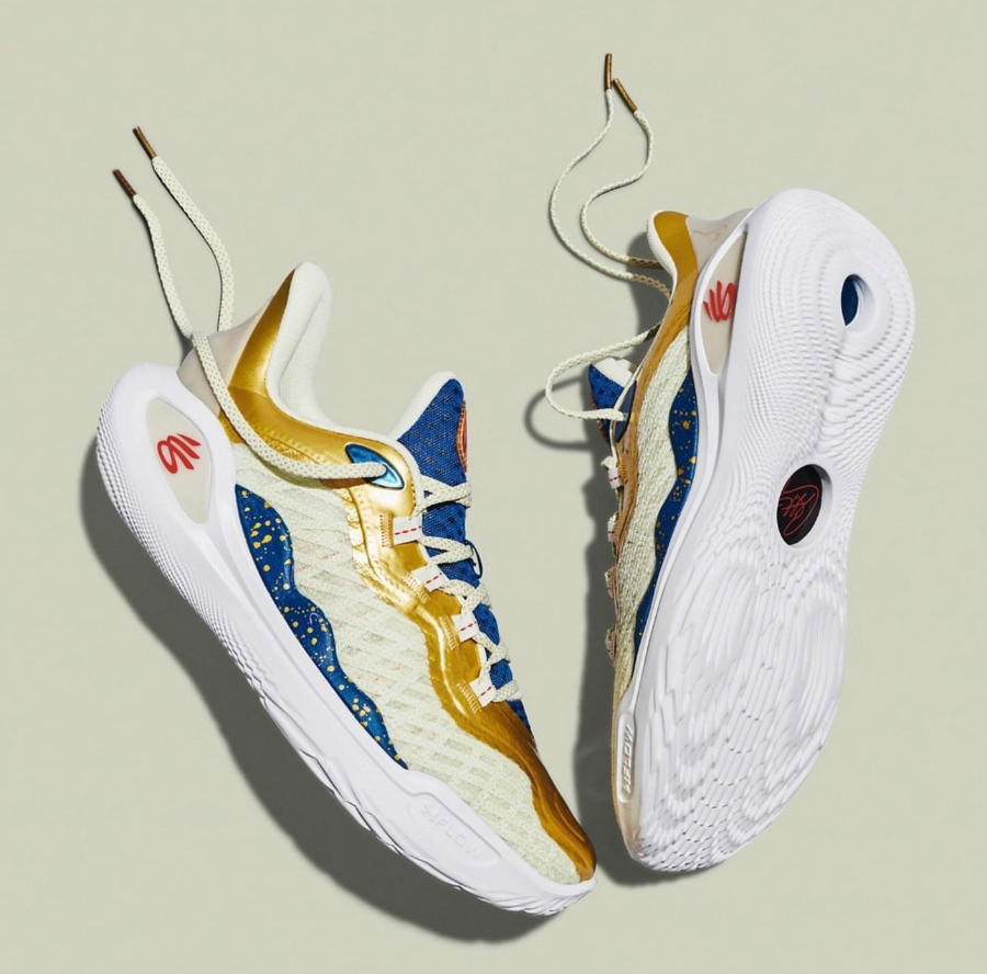 Giày Under Armour Curry Flow 11 ‘Champions’ 3026617‑300 - Ảnh 3