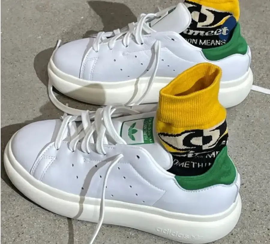 Giày Adidas Originals Stan Smith PF W 'White Green' ID2786 - Ảnh 3