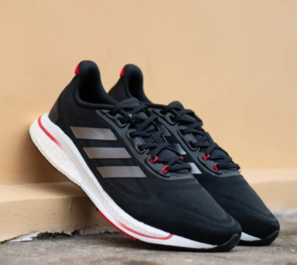 Alternative view of Giày adidas Supernova 'Black Metallic Orange' GW9107